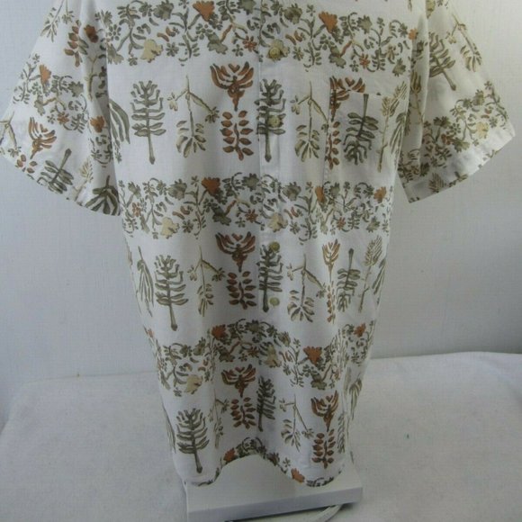 JJ Farmer Shirts Jj Farmer Men Hawaiian Shirt M Linen Floral Poshmark
